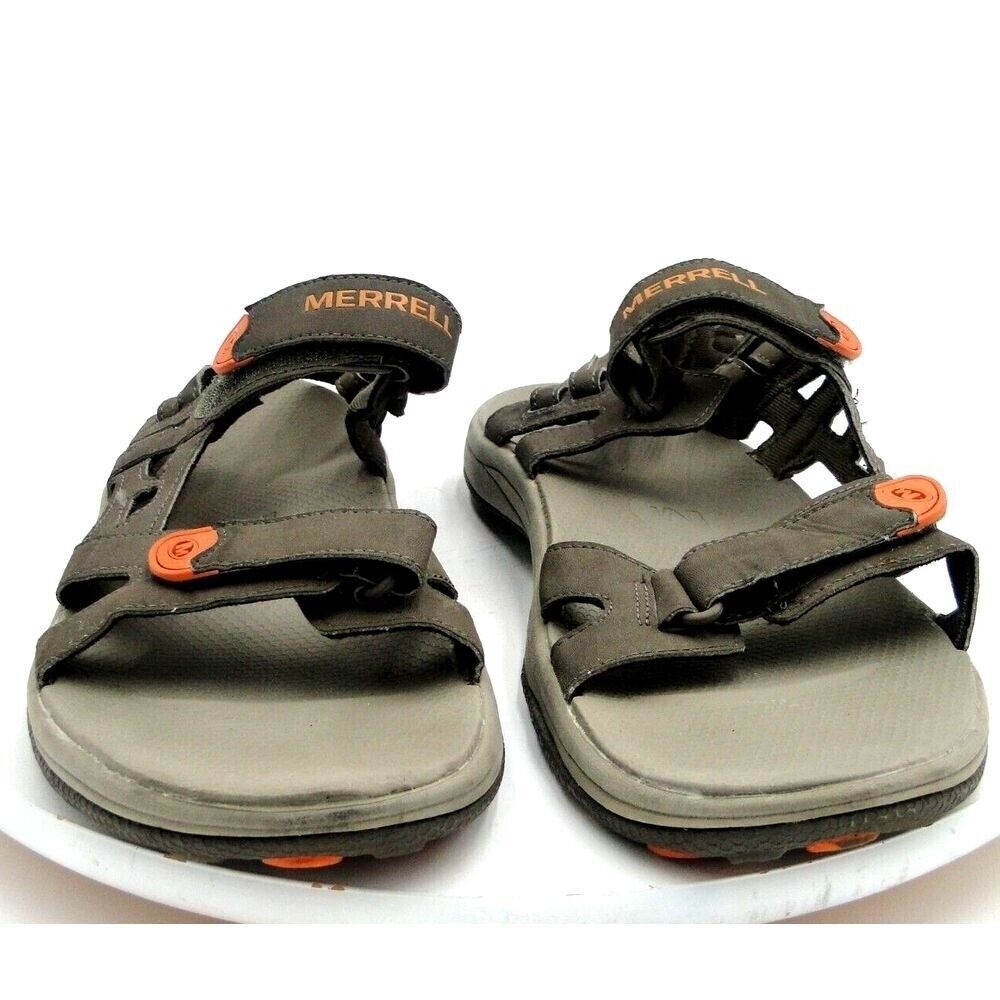 MERRELL CONTINUUM Men's Vibram‎ Sandals Size 15 Grey & Gold